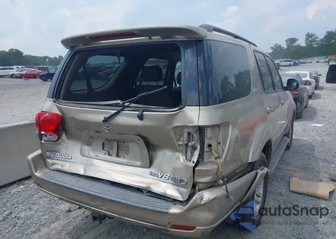 2005 Toyota Sequoia Limited V8 из США, поврежденный, VIN 5TDBT48A95S256887